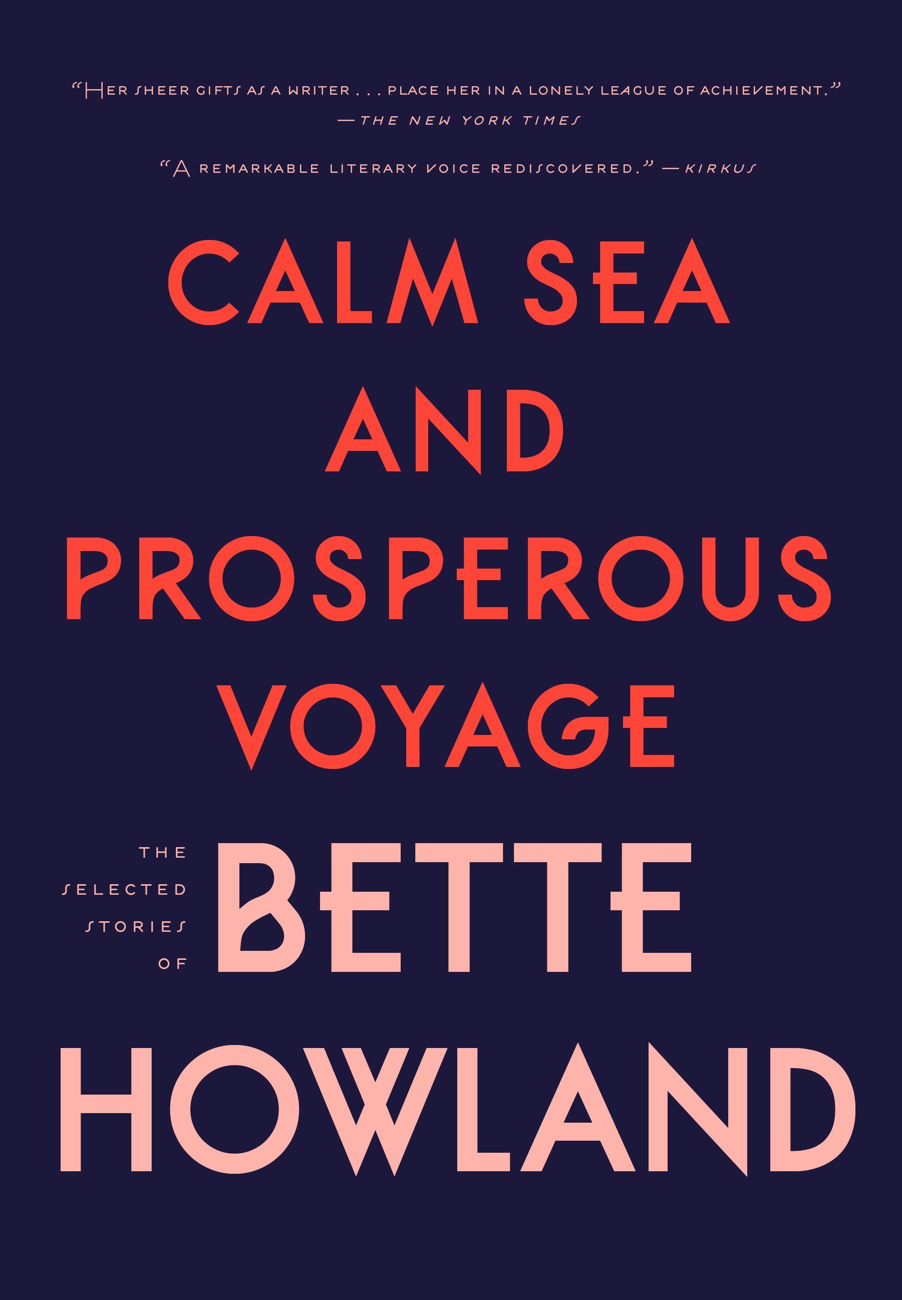 Vorderes Coverbild Calm Sea and Prosperous Voyage