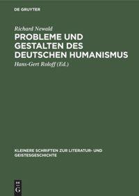 Vorderes Coverbild Probleme und Gestalten des deutschen Humanismus