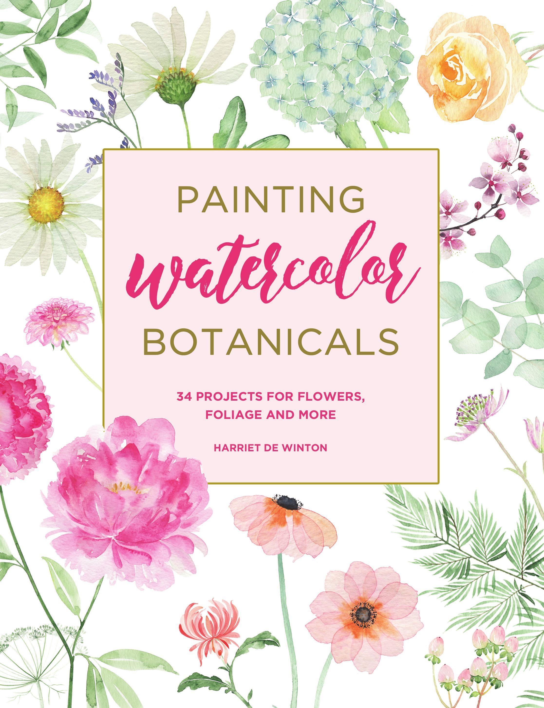Vorderes Coverbild Painting Watercolor Botanicals