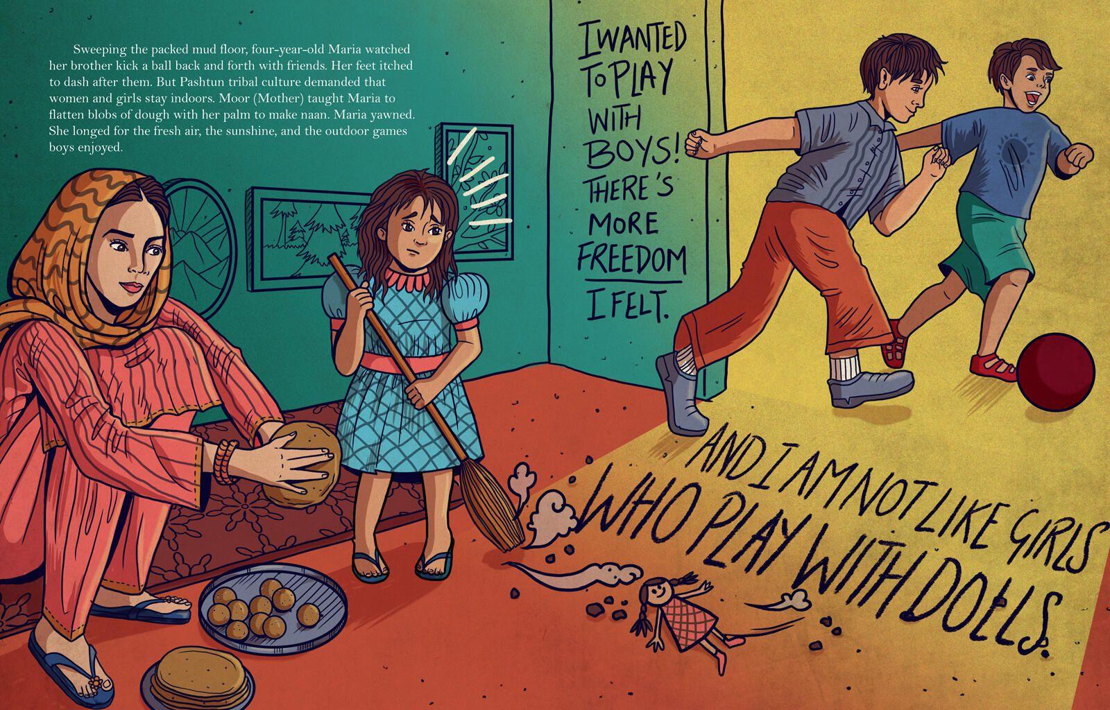 Beispielinhalt (Bild) Girl Called Genghis Khan, A