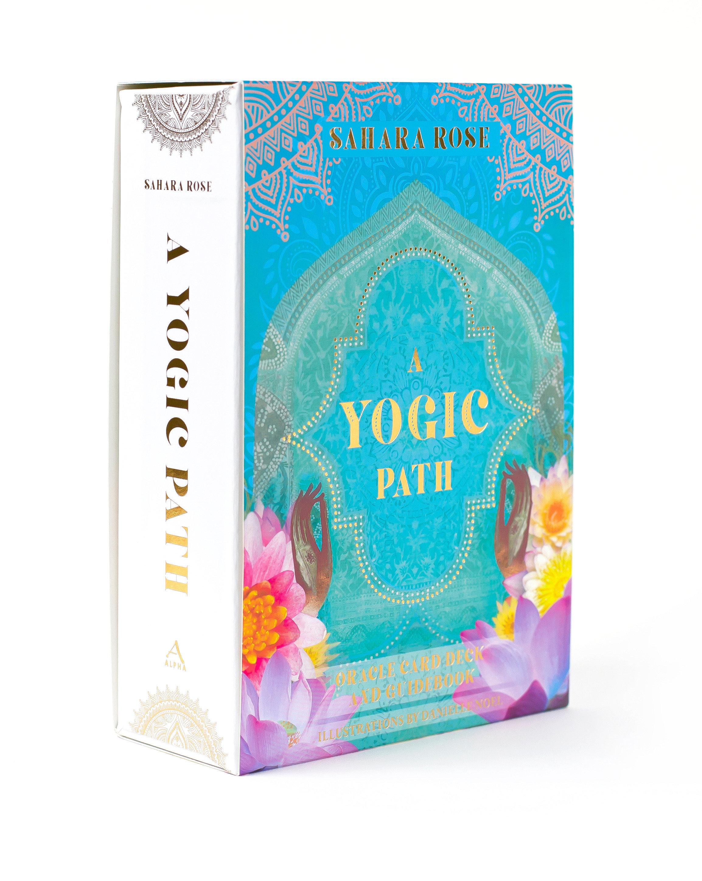 Vorderes Coverbild A Yogic Path Oracle Deck and Guidebook (Keepsake Box Set)
