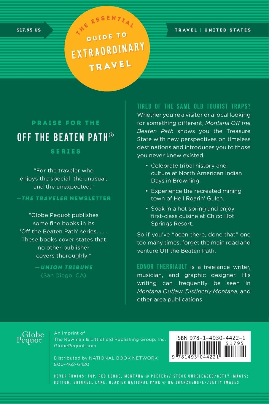 Rückseitencover Montana Off the Beaten Path®