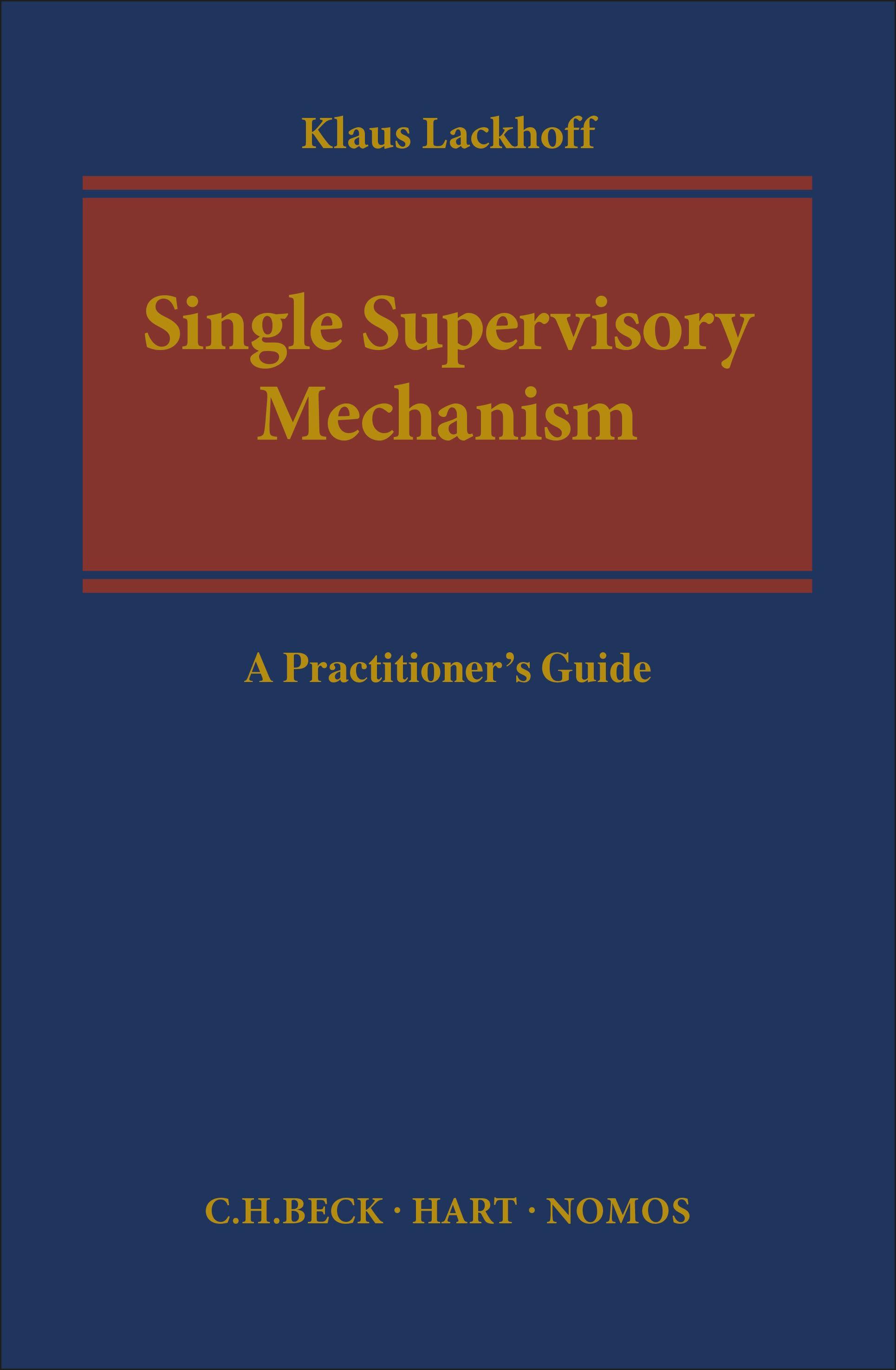 Vorderes Coverbild The Single Supervisory Mechanism