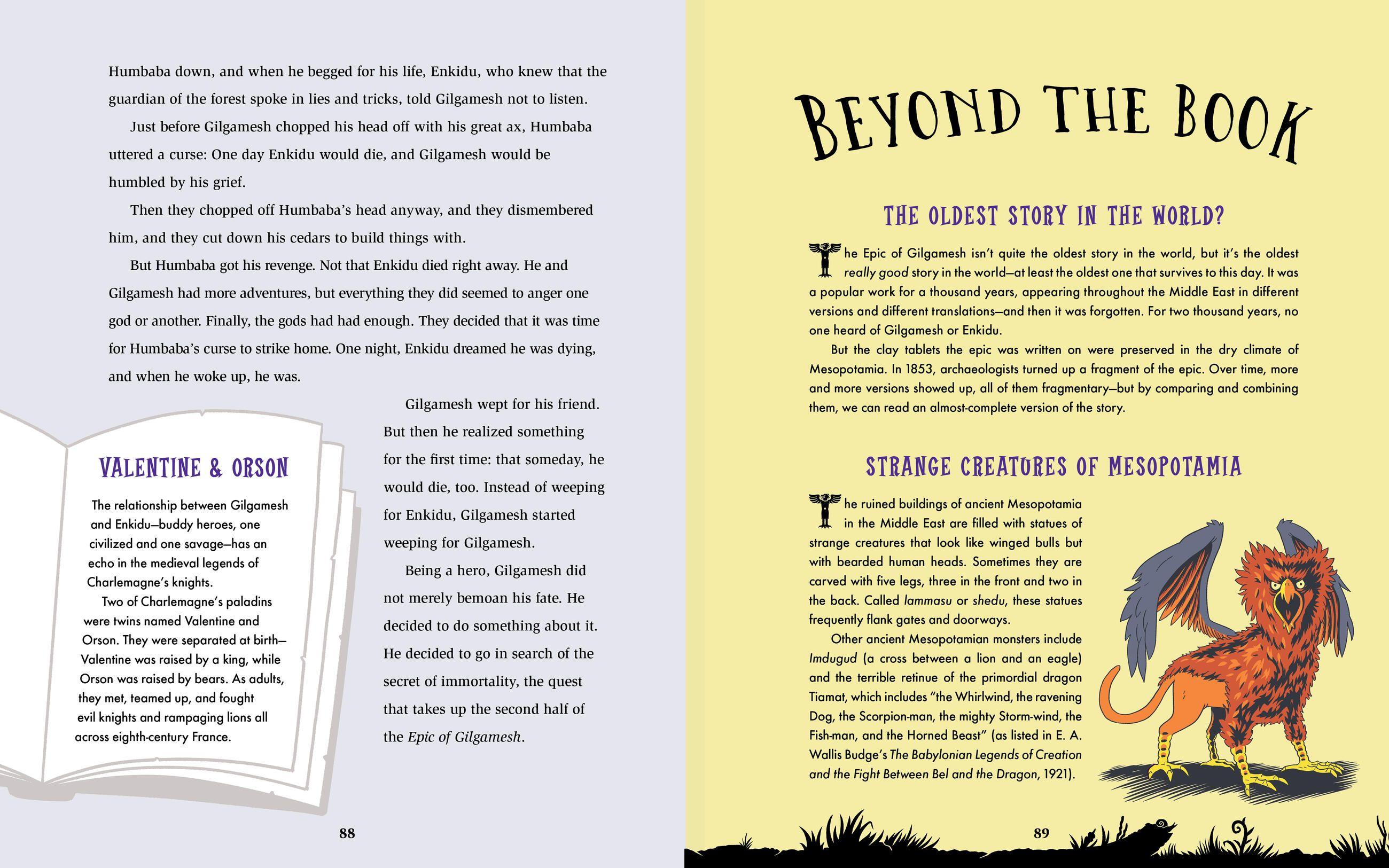 Beispielinhalt (Bild) The Big Book of Monsters