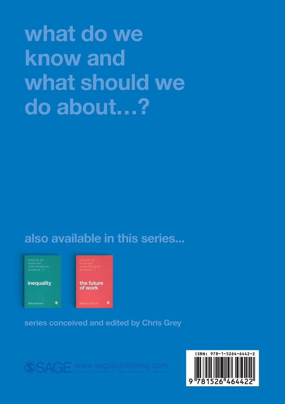 Rückseitencover What Do We Know and What Should We Do About Immigration?