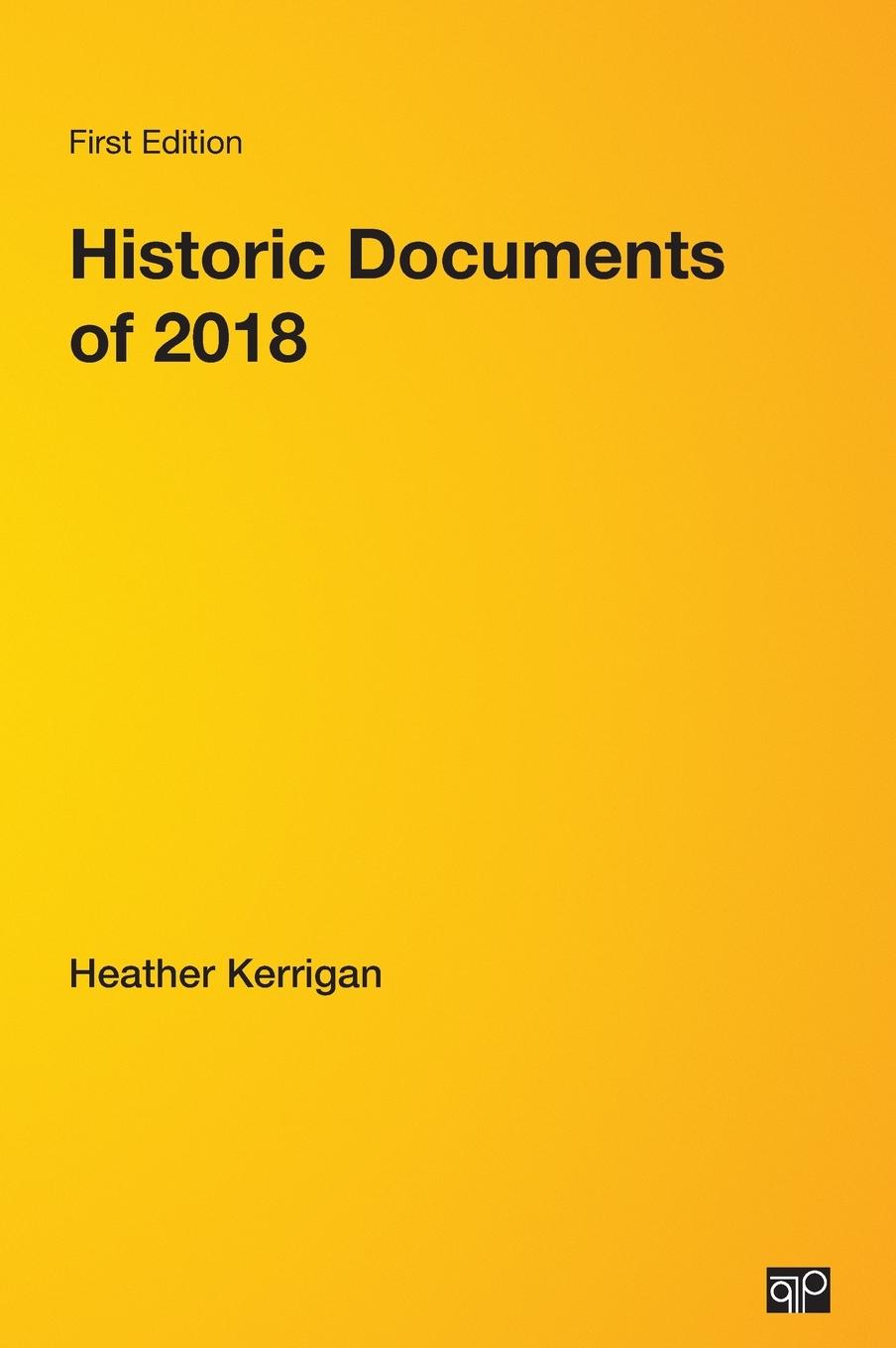 Vorderes Coverbild Historic Documents of 2018
