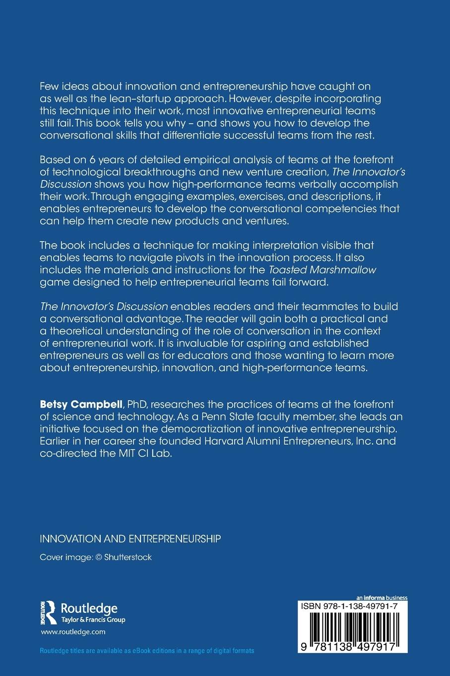 Rückseitencover The Innovator's Discussion