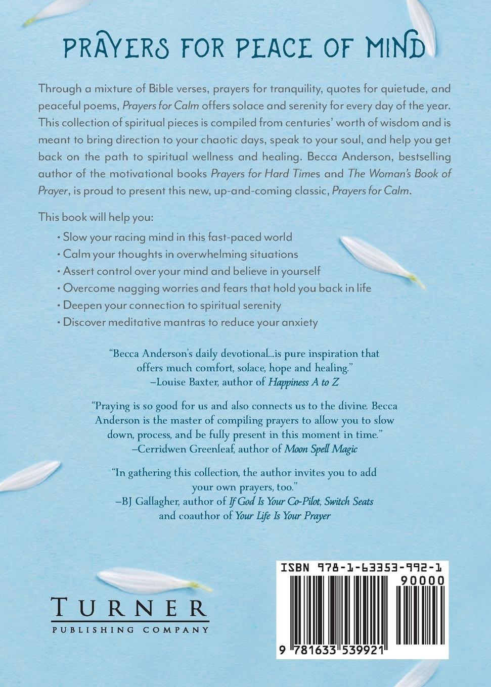 Rückseitencover Prayers for Calm