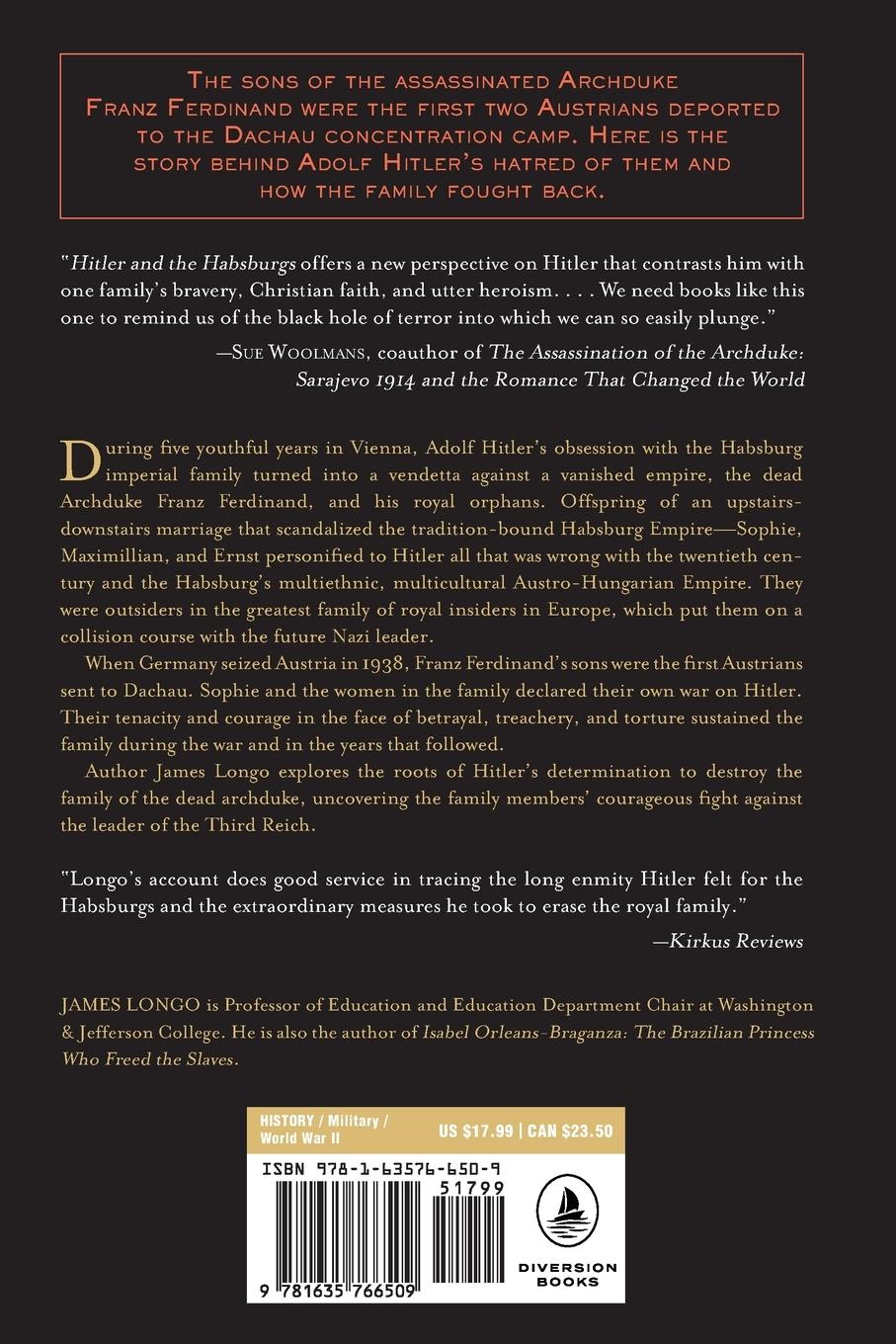 Rückseitencover Hitler and the Habsburgs
