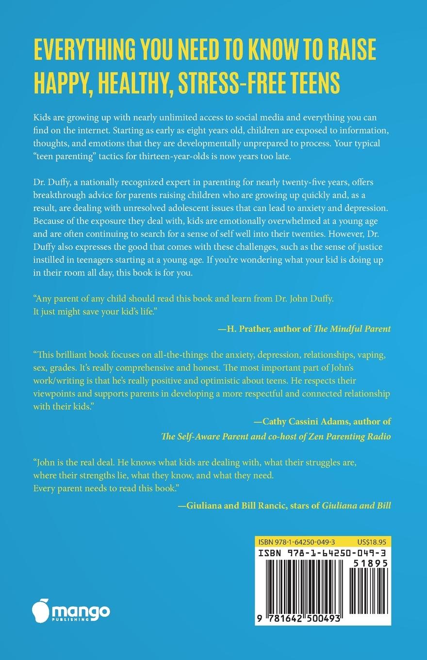 Rückseitencover Parenting the New Teen in the Age of Anxiety