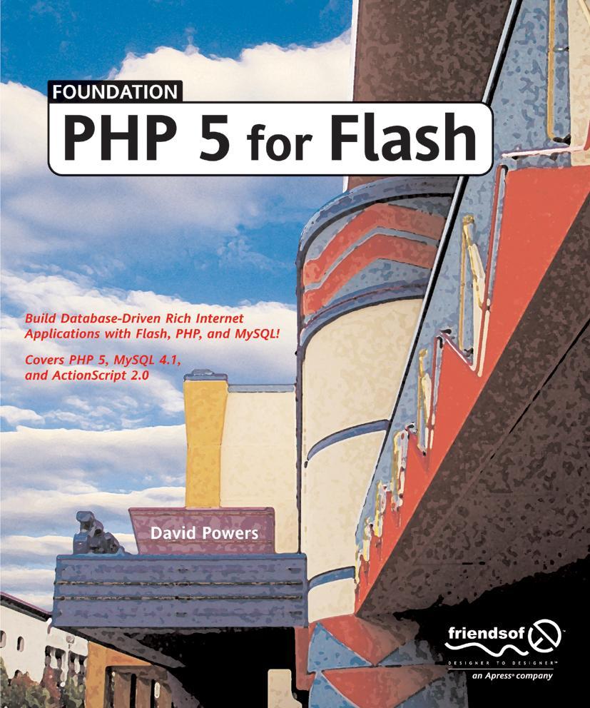 Vorderes Coverbild Foundation PHP 5 for Flash