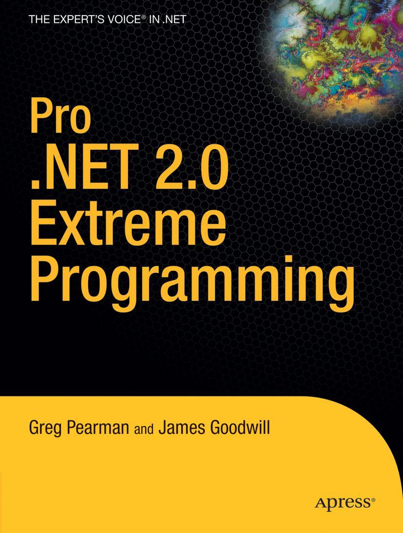 Vorderes Coverbild Pro .NET 2.0 Extreme Programming