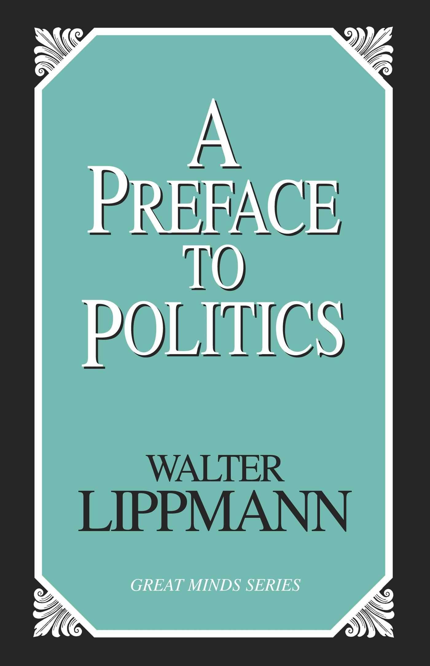 Vorderes Coverbild Preface to Politics