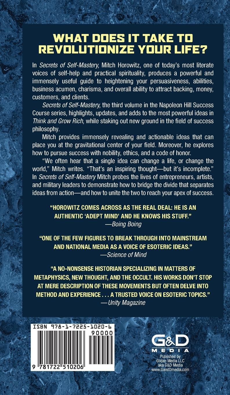 Rückseitencover Secrets of Self-Mastery