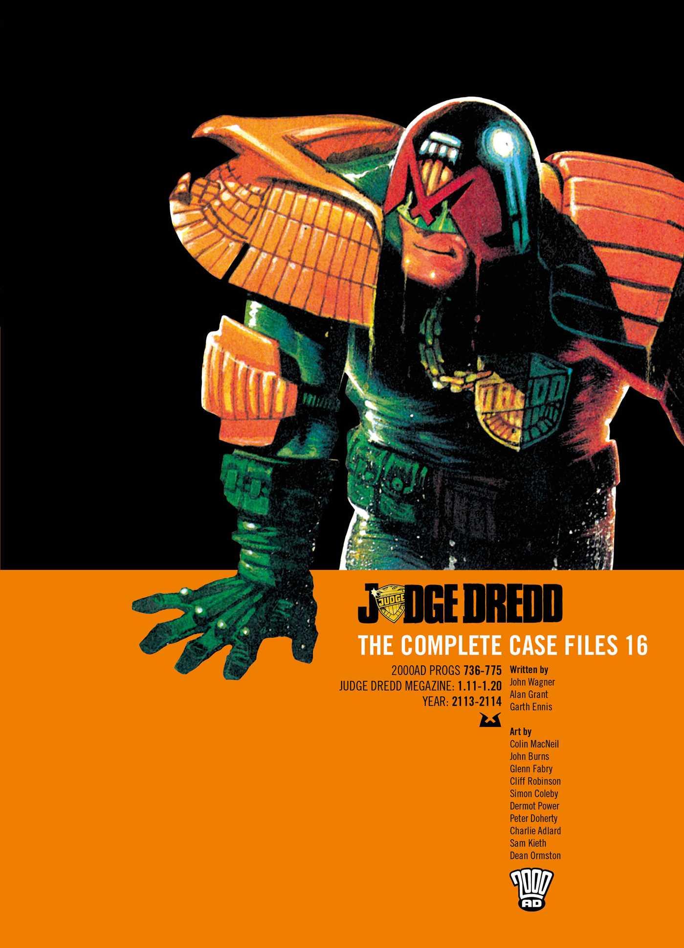 Vorderes Coverbild Judge Dredd: The Complete Case Files 16