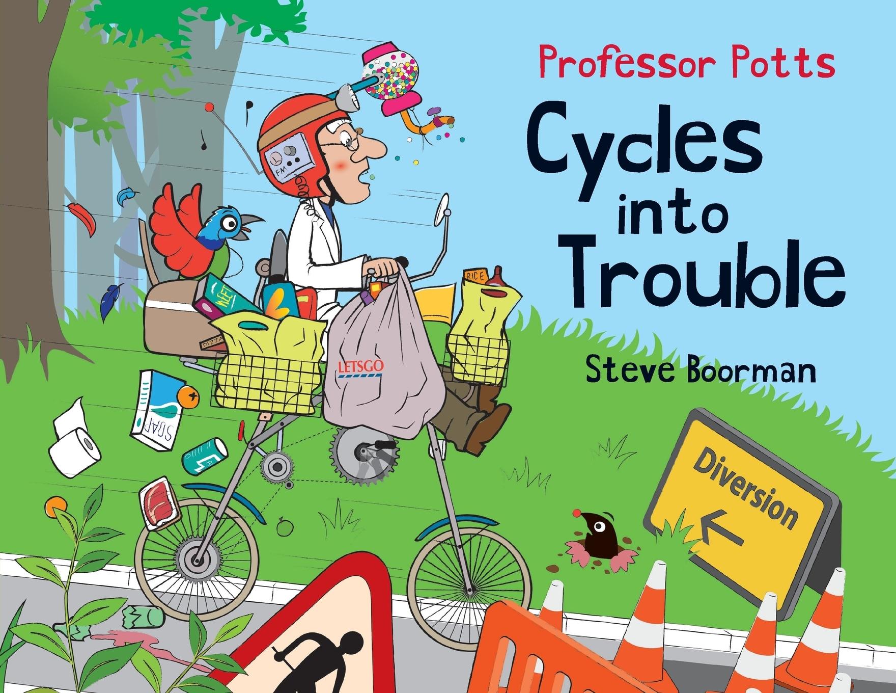Vorderes Coverbild Professor Potts Cycles Into Trouble