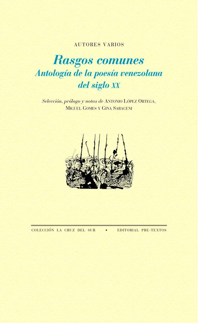 Vorderes Coverbild Rasgos comunes : antología de la poesía venezolana del siglo XX