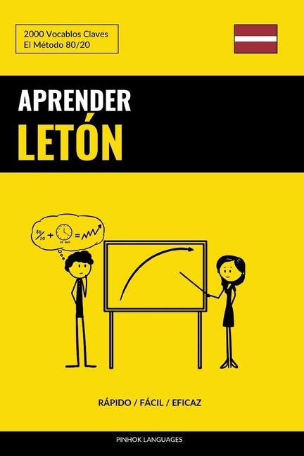 Vorderes Coverbild Aprender Letón - Rápido / Fácil / Eficaz