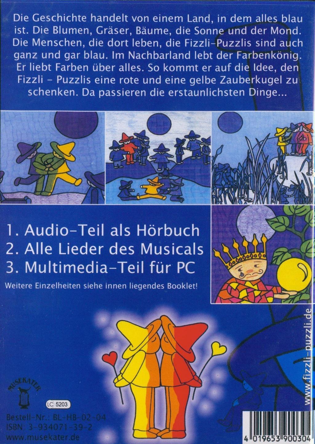 Beispielinhalt (Bild) Kennt Ihr Blauland, CD+Multimedia-Teil