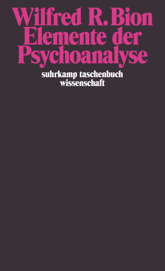 Vorderes Coverbild Elemente der Psychoanalyse
