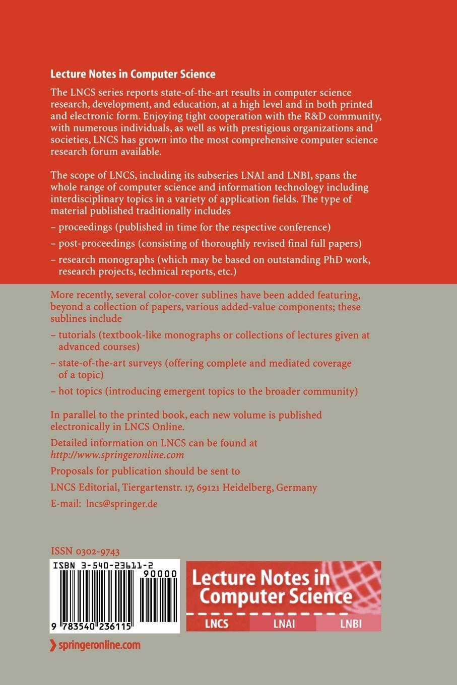 Rückseitencover Teaching Formal Methods