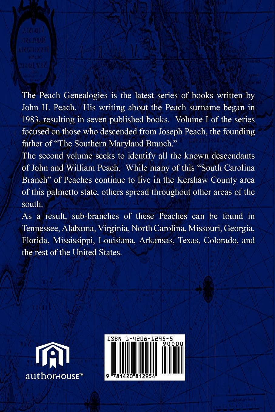 Rückseitencover The Peach Genealogies