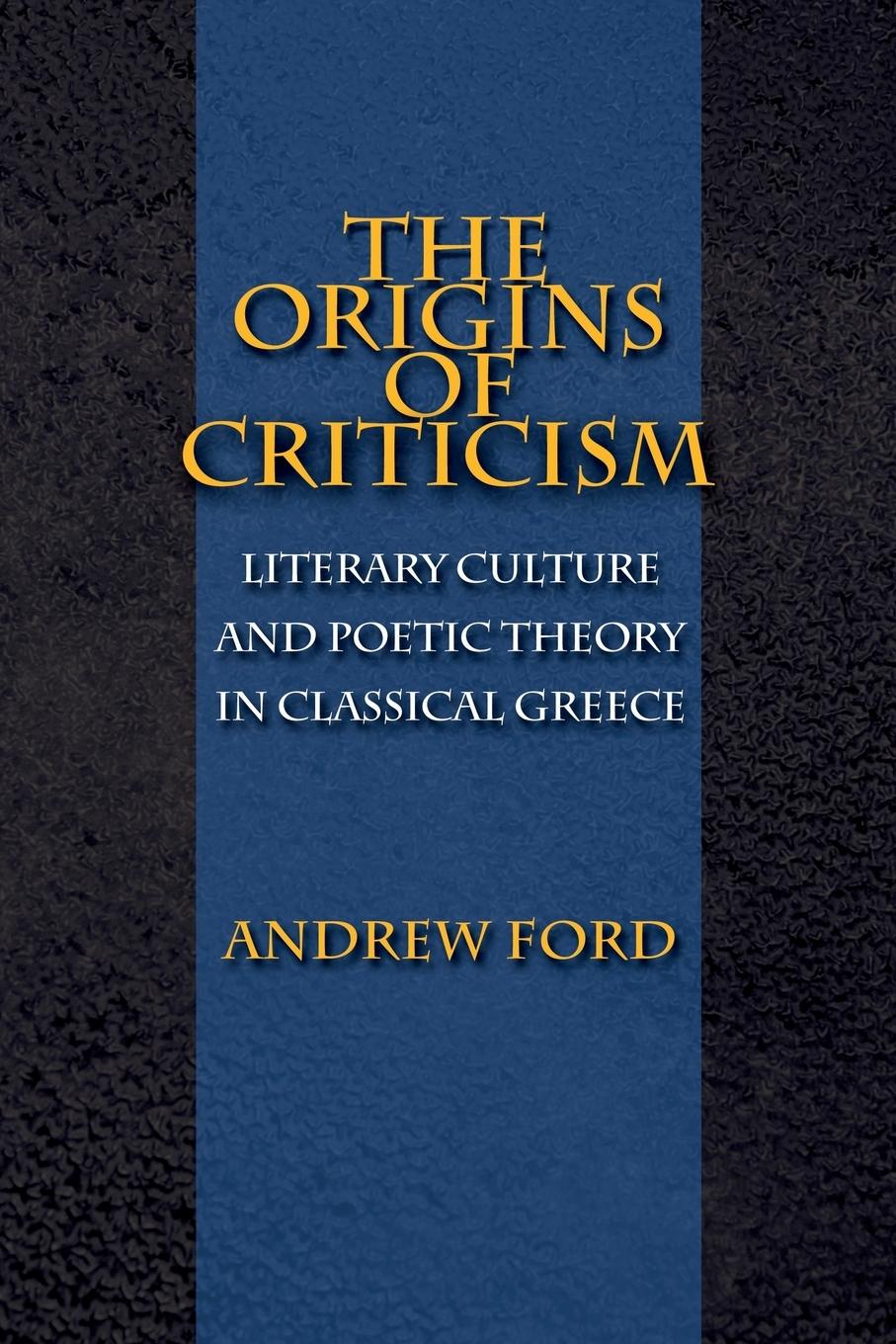 Vorderes Coverbild The Origins of Criticism