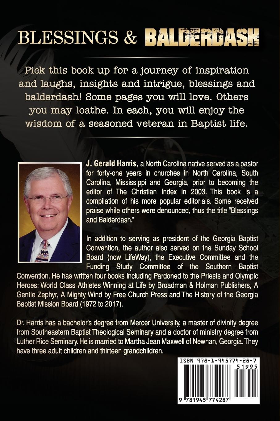 Rückseitencover Blessings and Balderdash