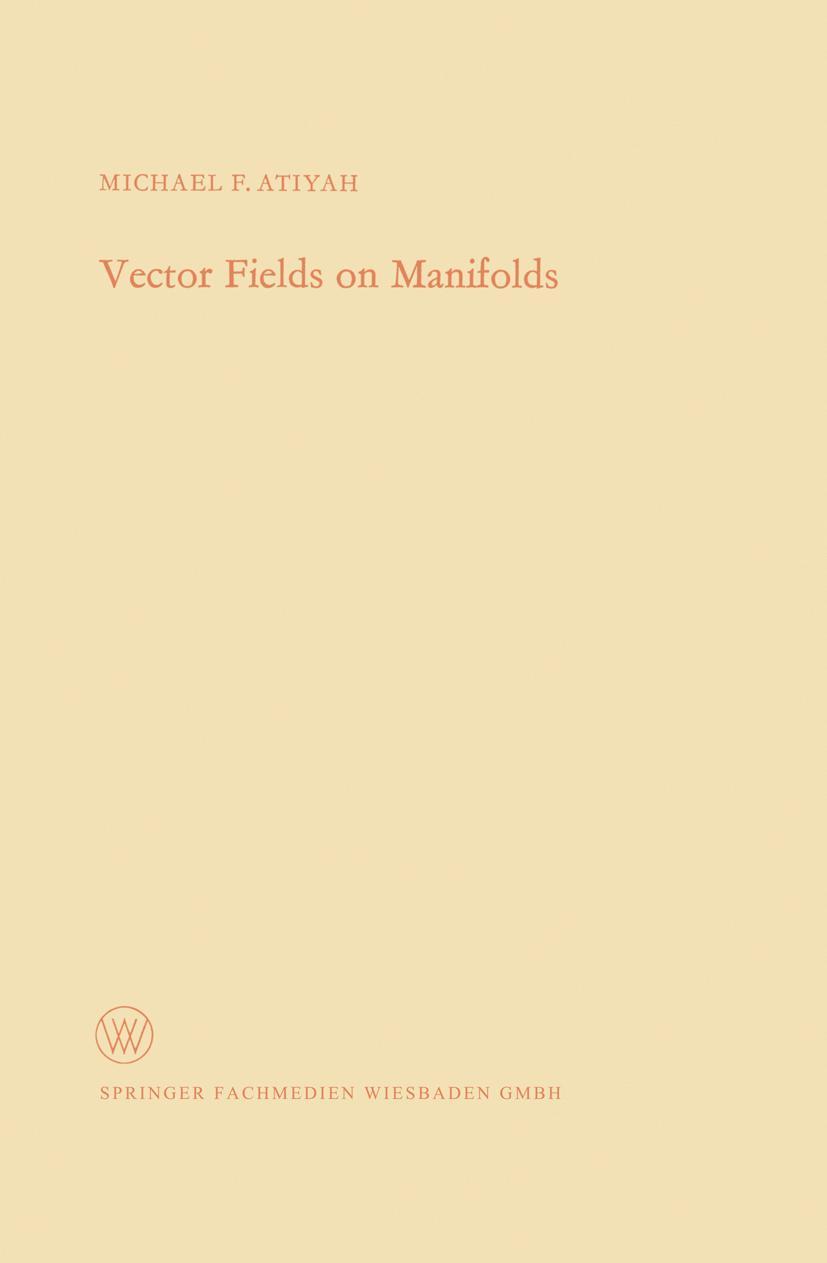 Vorderes Coverbild Vector Fields on Manifolds