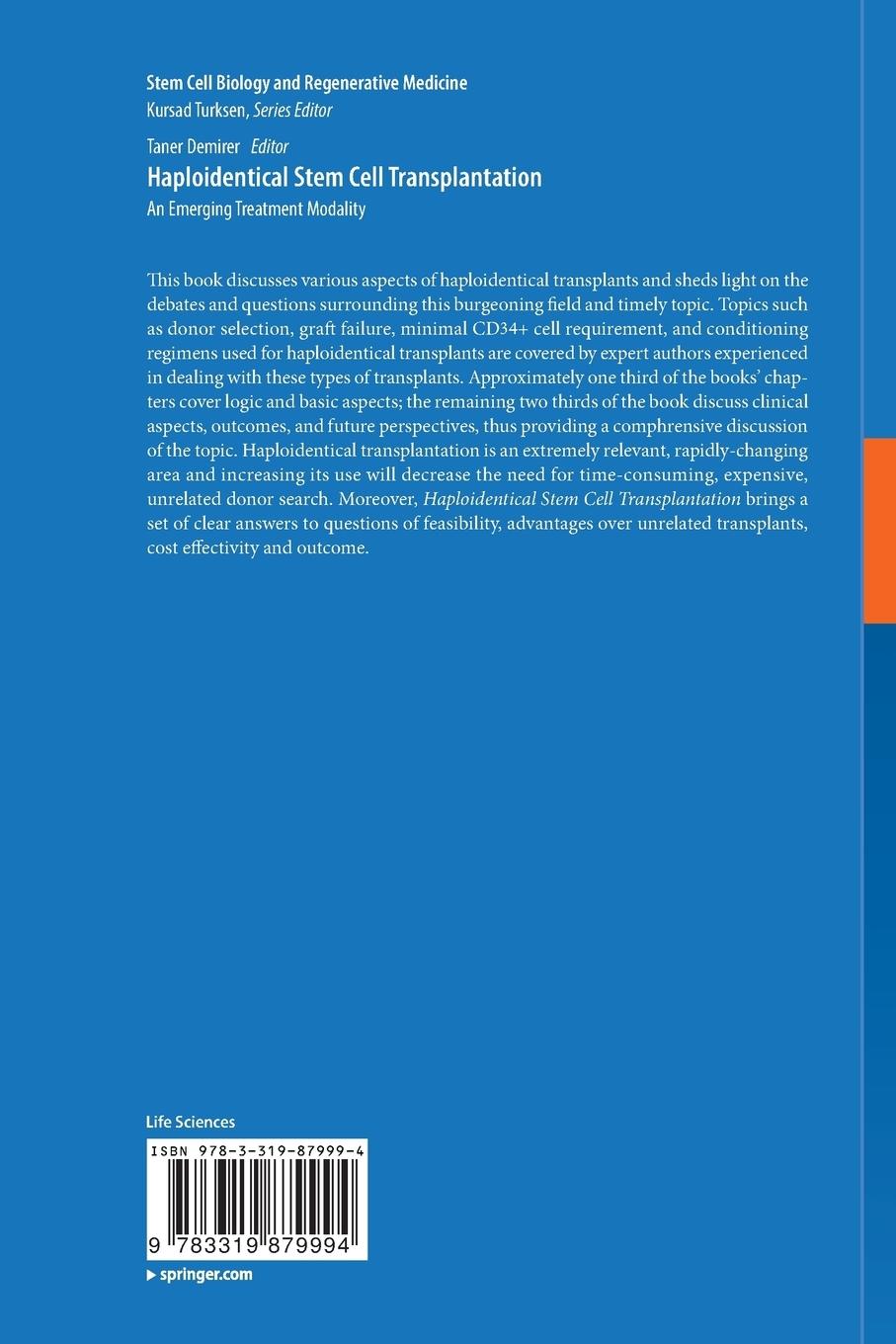 Rückseitencover Haploidentical Stem Cell Transplantation