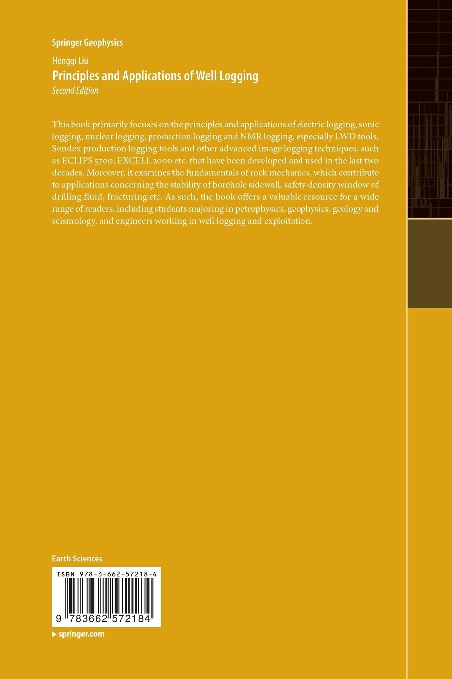 Rückseitencover Principles and Applications of Well Logging