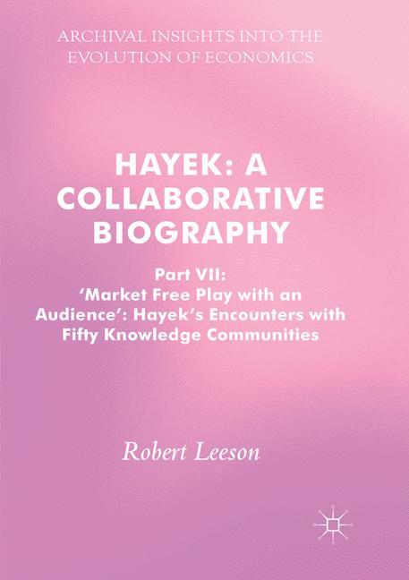 Vorderes Coverbild Hayek: A Collaborative Biography