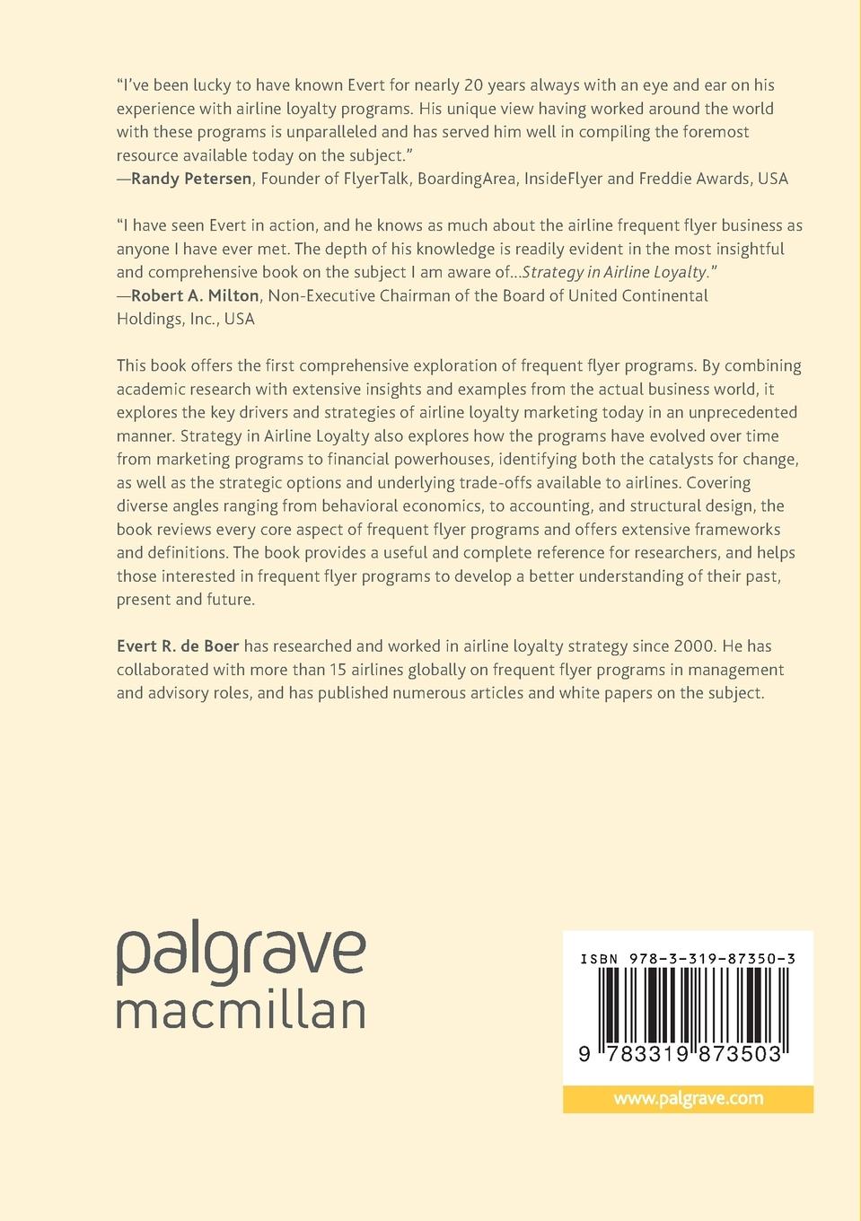 Rückseitencover Strategy in Airline Loyalty