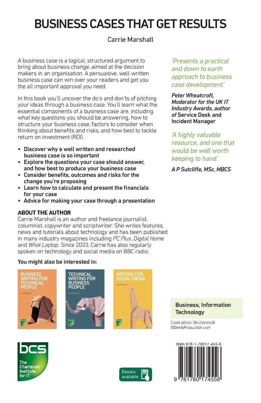 Rückseitencover Business Cases That Get Results