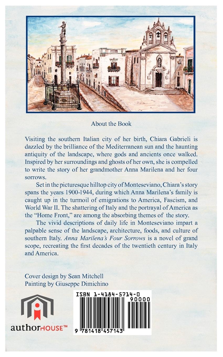 Rückseitencover Anna Marilena's Four Sorrows