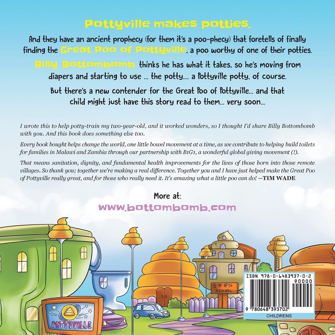Rückseitencover Billy Bottombomb and the Great Poo of Pottyville