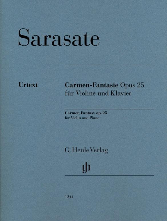 Vorderes Coverbild Carmen-Fantasie op. 25 für Violine und Klavier