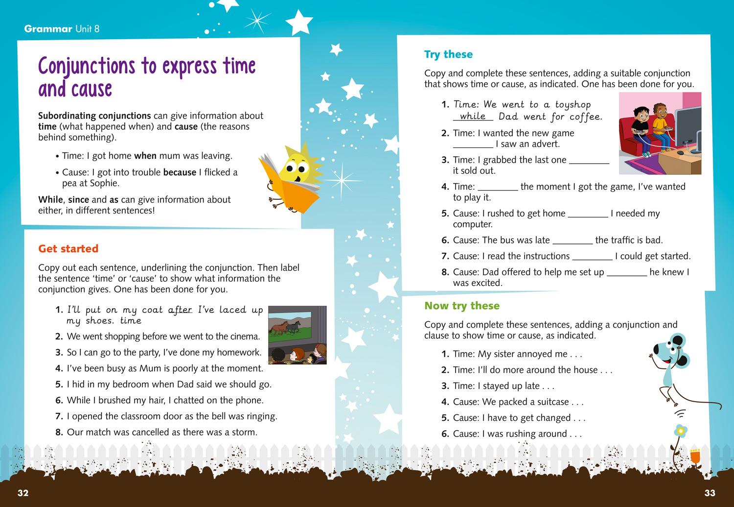 Beispielinhalt (Bild) Vocabulary, Grammar and Punctuation Skills Pupil Book 4