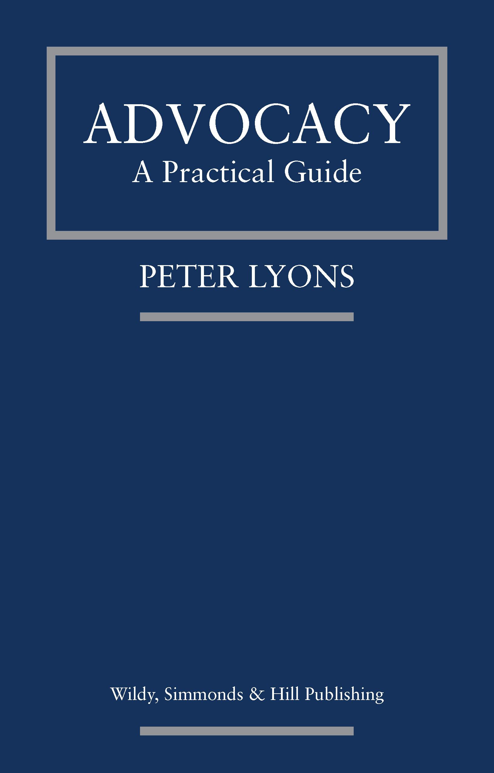 Vorderes Coverbild Advocacy: A Practical Guide