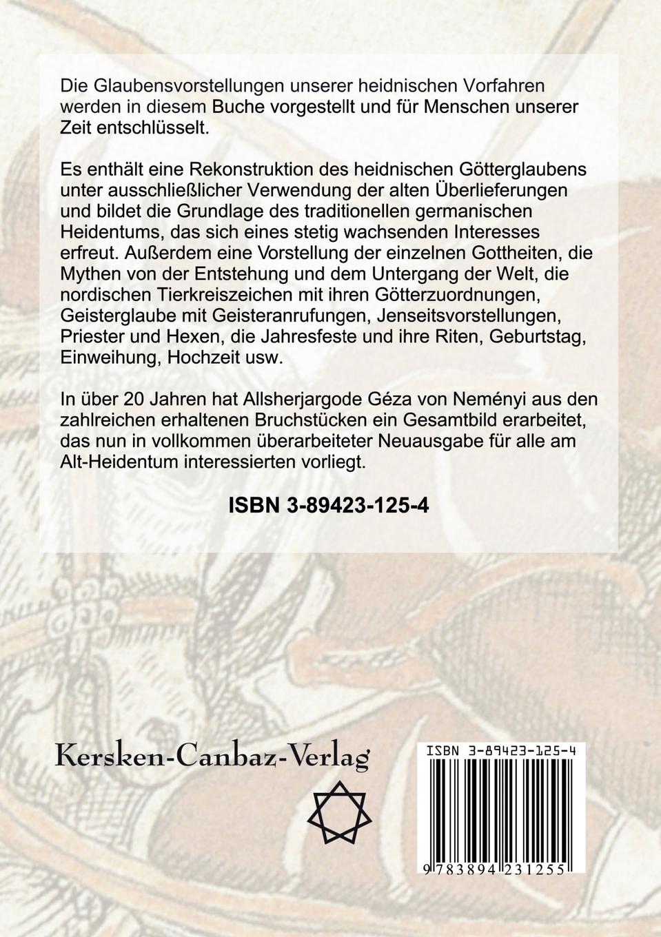 Rückseitencover Mythen, Götter, Jahresfeste