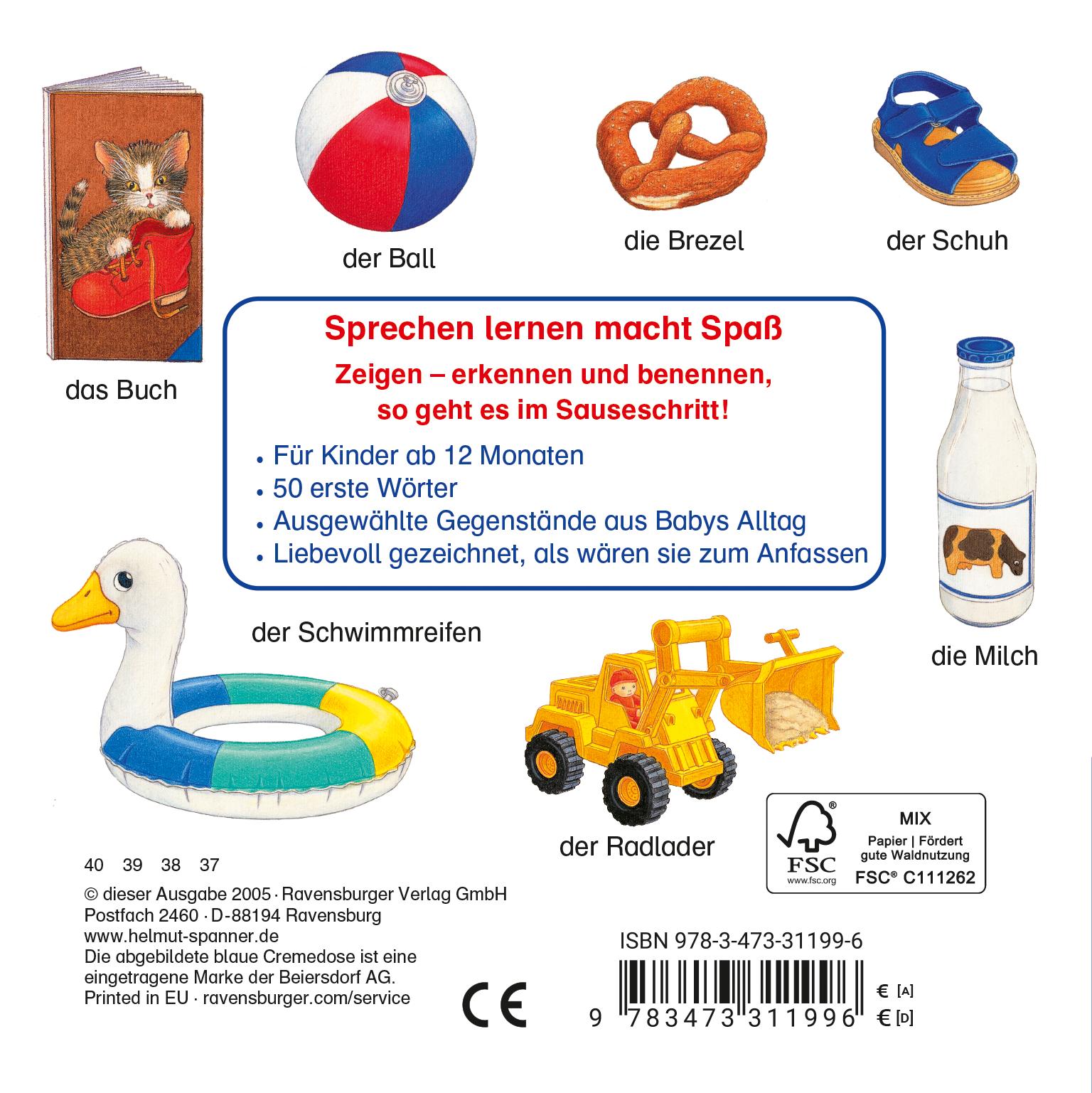 Rückseitencover Meine allerersten Wörter