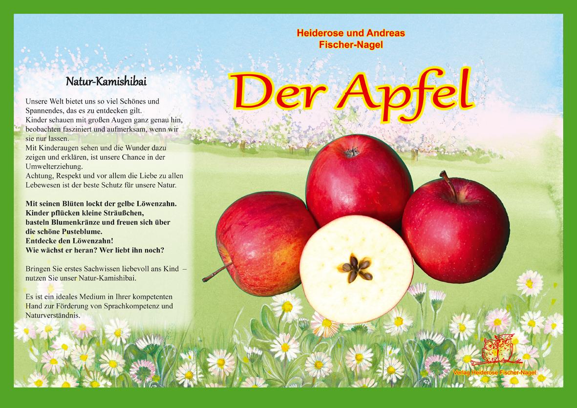 Vorderes Coverbild Naturkamishibai - Der Apfel