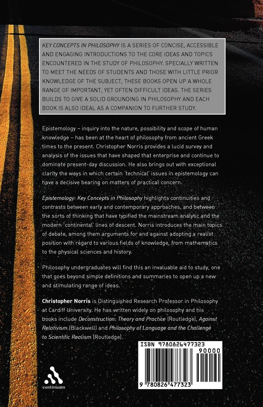 Rückseitencover Epistemology
