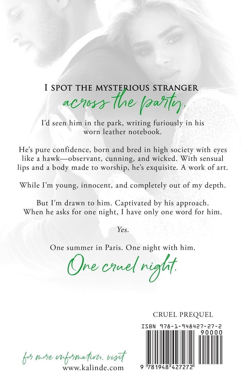 Rückseitencover One Cruel Night
