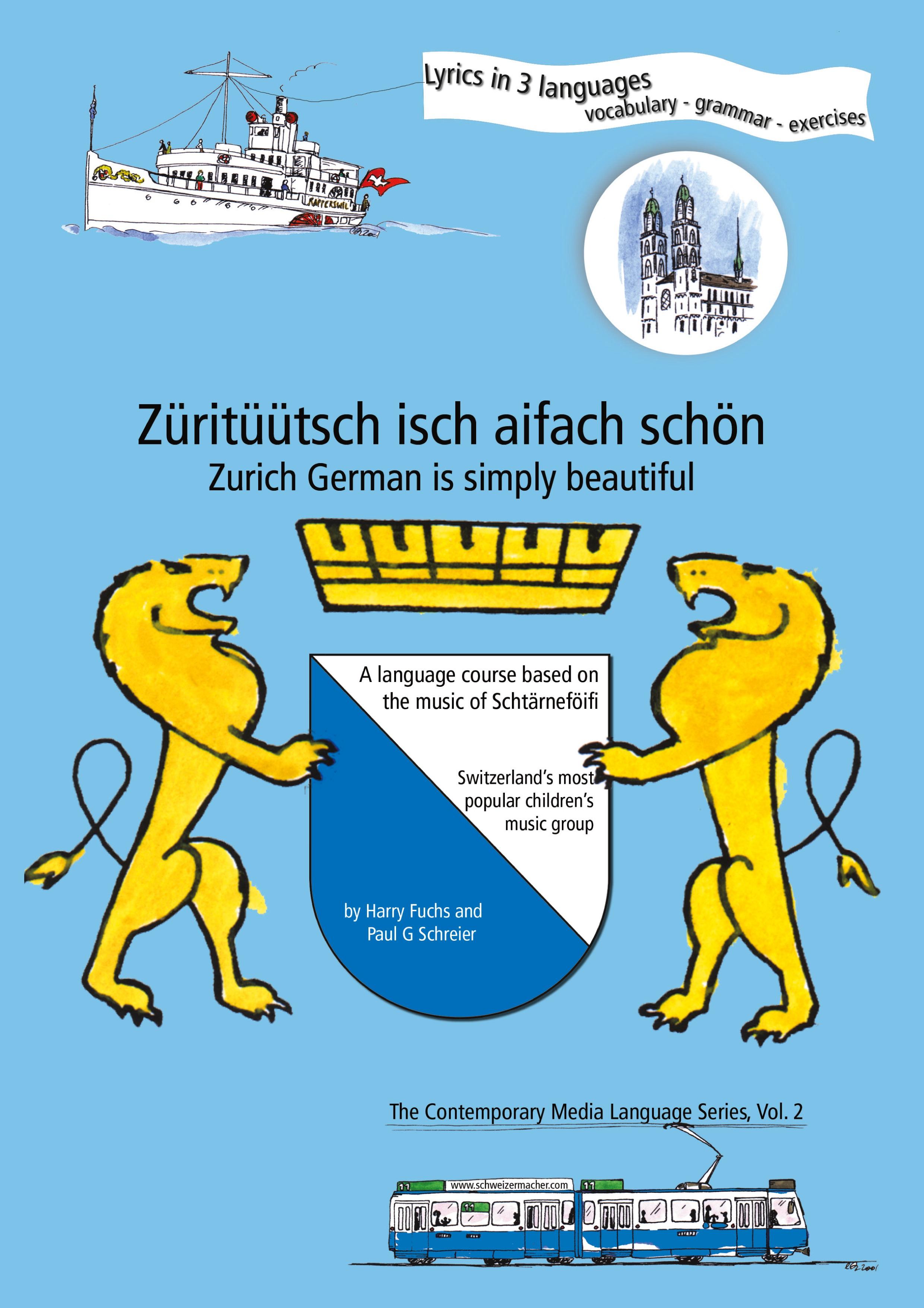 Vorderes Coverbild Züritüütsch isch aifach schön / Zurich German is simply beautiful