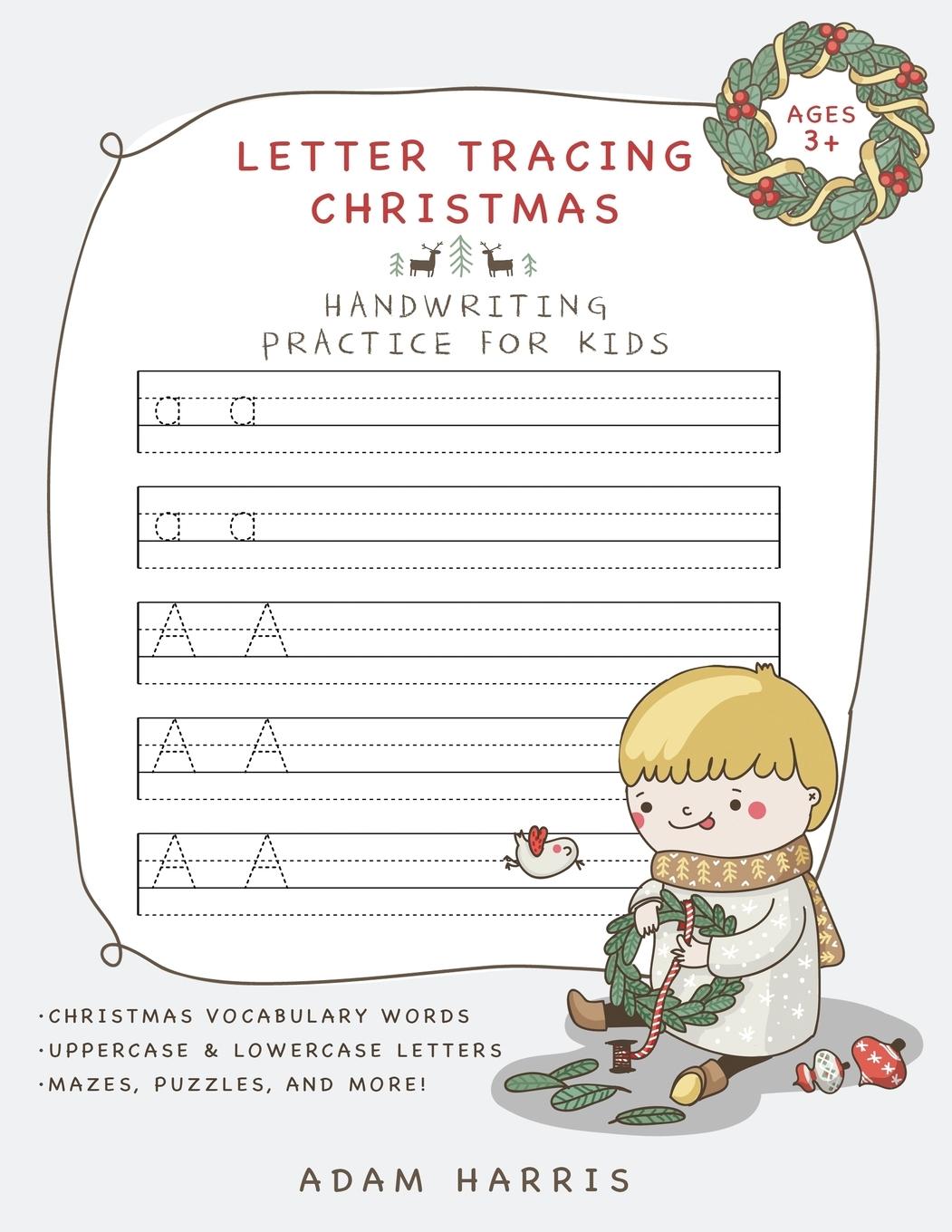 Vorderes Coverbild Letter Tracing Christmas