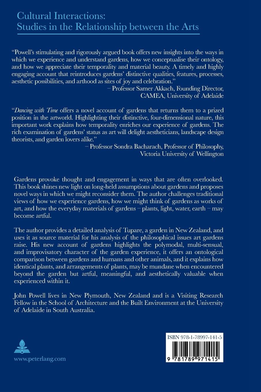 Rückseitencover Dancing with Time