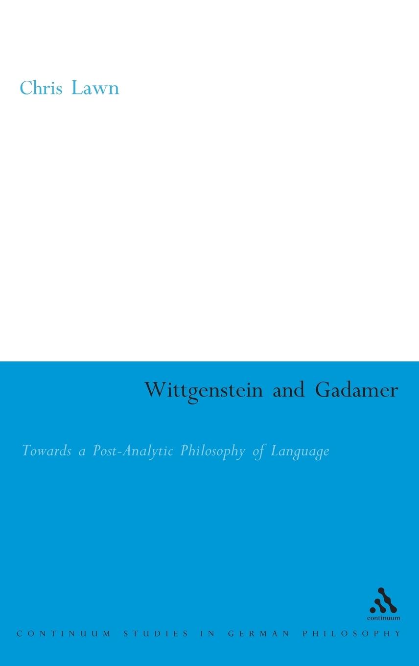 Vorderes Coverbild Wittgenstein and Gadamer