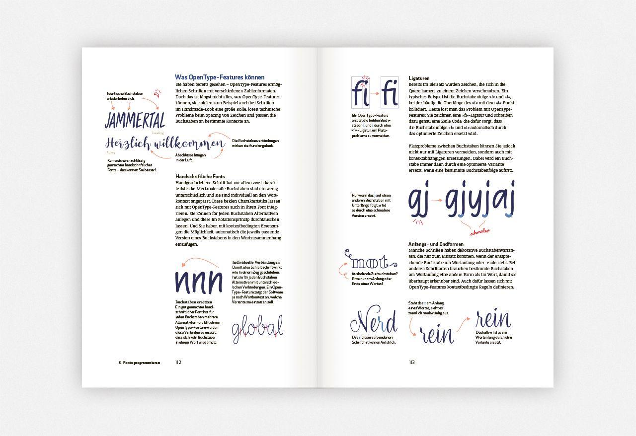 Beispielinhalt (Bild) Making Fonts!