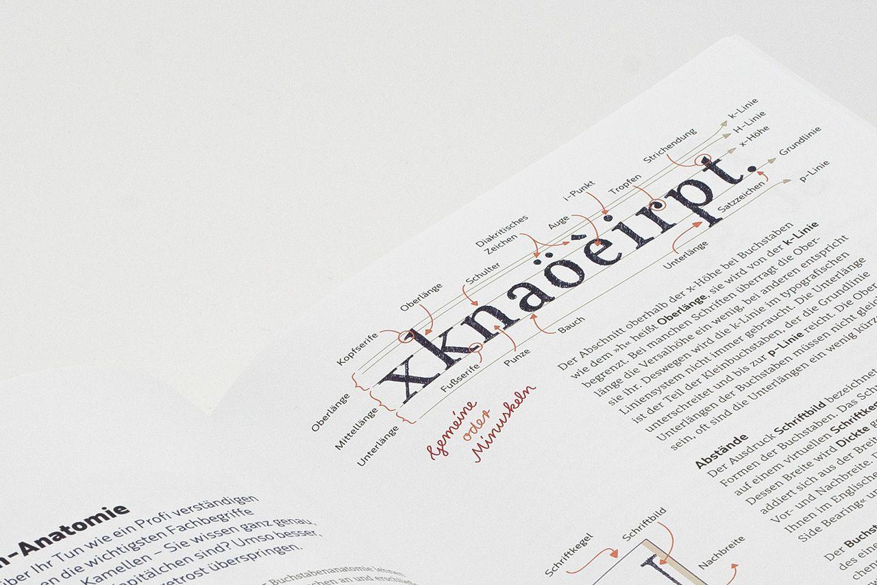 Beispielinhalt (Bild) Making Fonts!